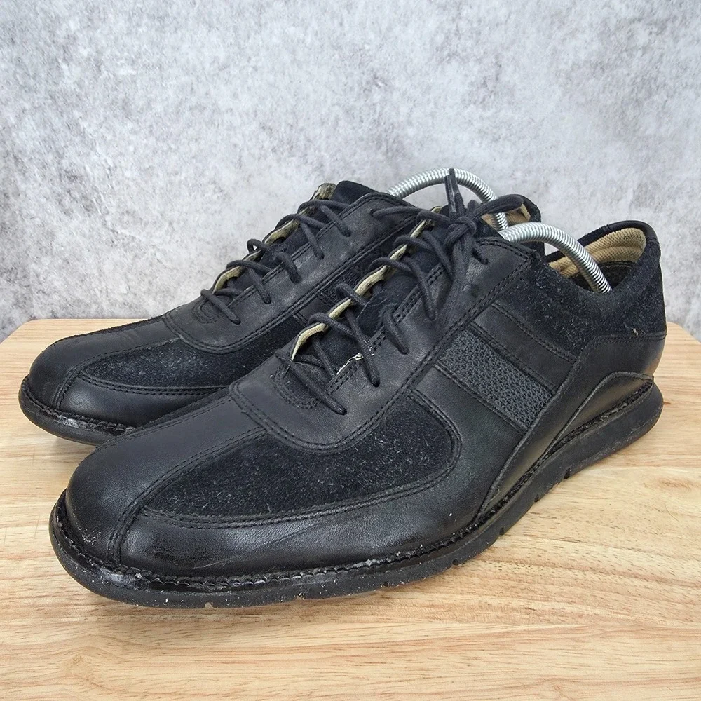 Cole Haan Grand OS Oxford Shoes Mens 11.5 M Black Bicycle Toe Walk Casual C12708
